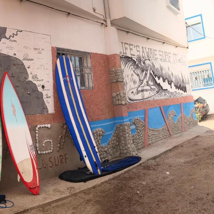 Agachill Surf House Bed and Breakfast Tamraght Exteriör bild